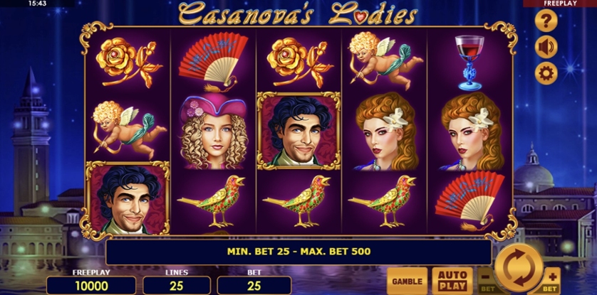 Casanova Ladies Slot Reviewed