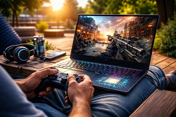 Battery gaming laptop