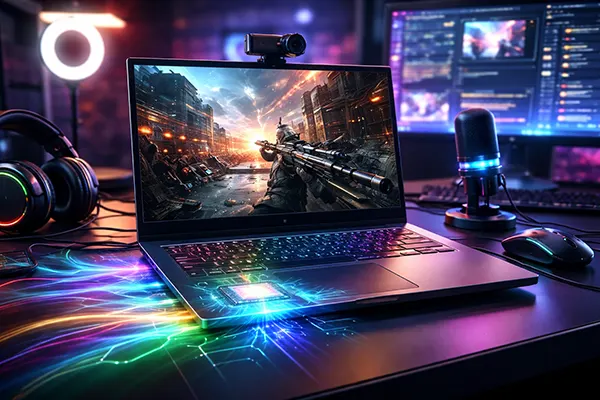 Battery gaming laptop