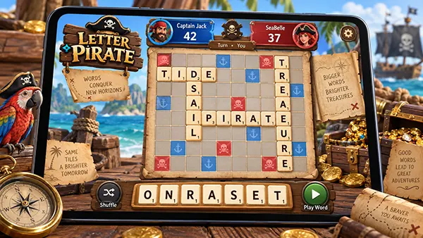 Letter Pirate gameplay