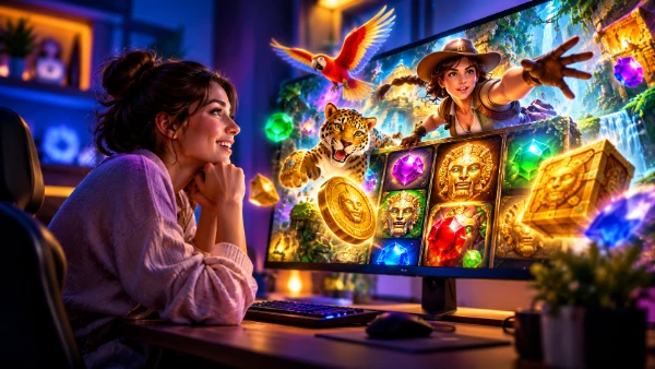 Video game inspired slots